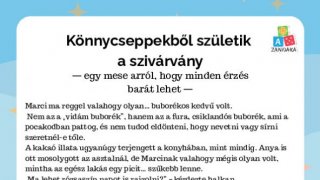 Könnycseppekből születik a szivárvány - mese